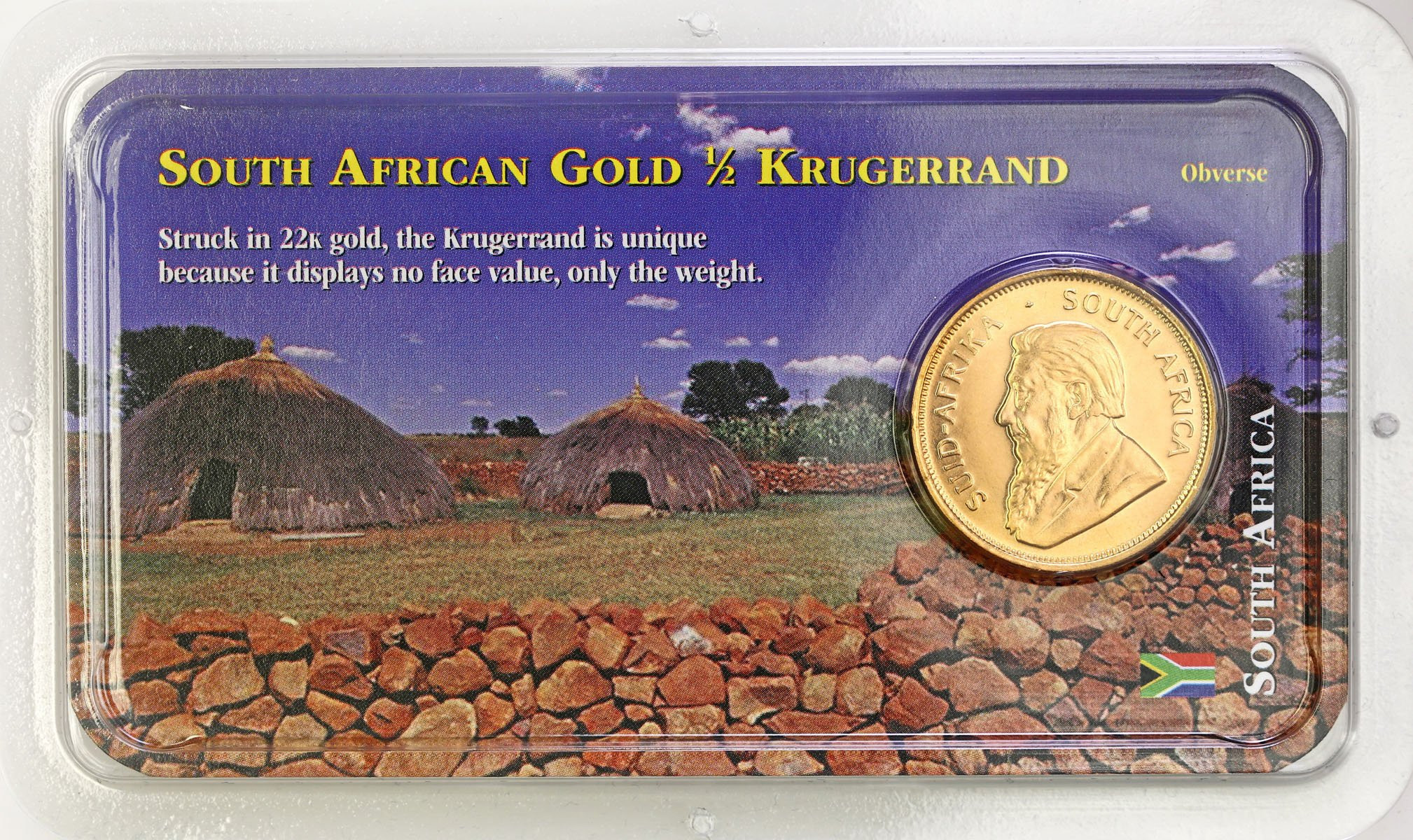 RPA. 1/2 Krugerranda 1982 - 1/2 uncji złota / oryginalny blister